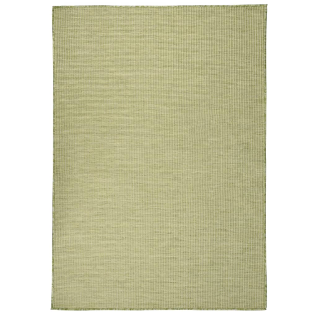 Lauko kilimėlis, žalios spalvos, 160x230cm, plokščio pynimo