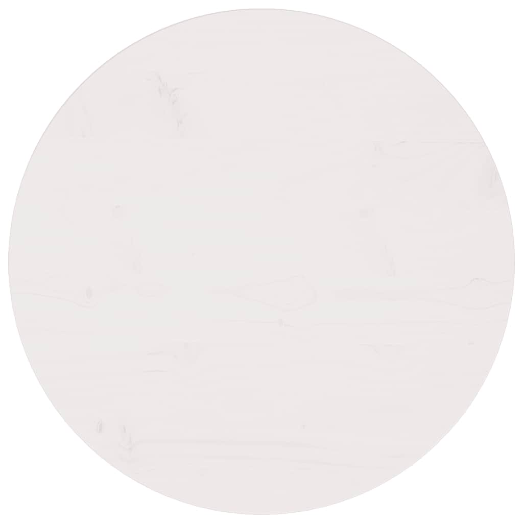 Stalviršis, baltas, skersmuo 60x2,5cm, pušies medienos masyvas