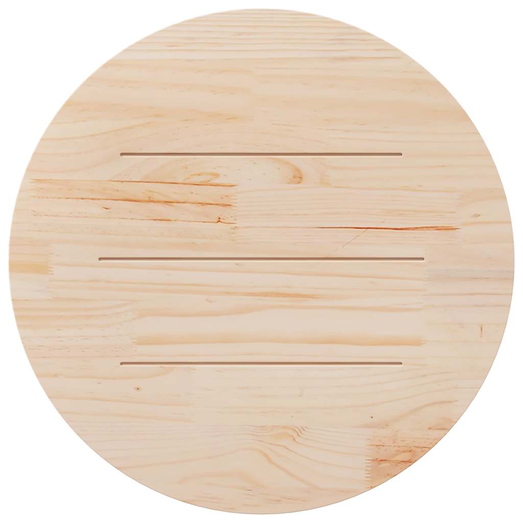 Virsma, balta, diametrs 90x2,5cm, priedes masīvkoks