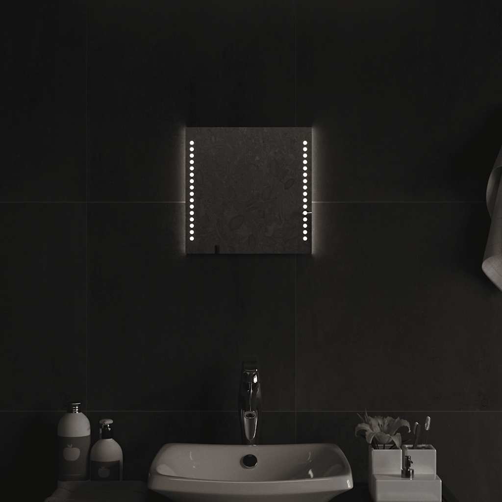 Bathroom LED mirror, 30x30cm
