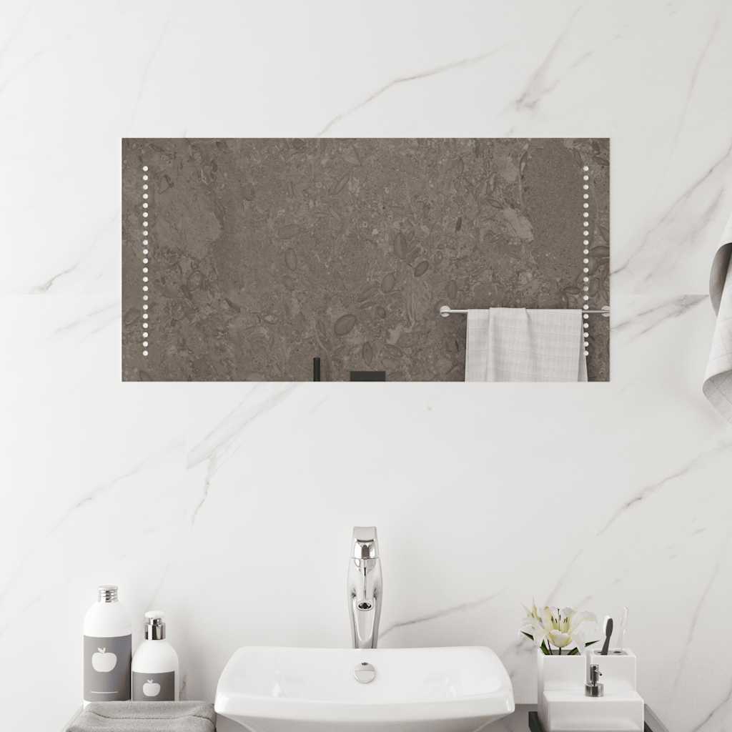 LED Bathroom Mirror, 80x40cm