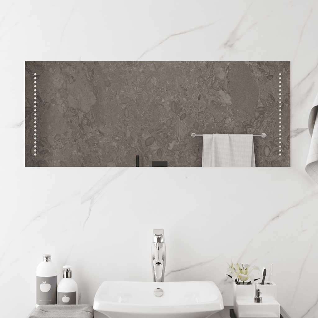 Bathroom LED mirror, 100x40cm