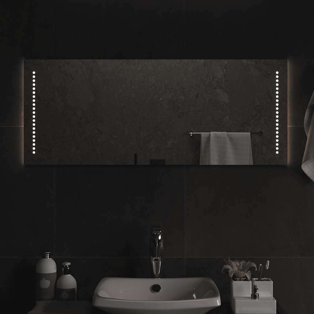 Bathroom LED mirror, 100x40cm