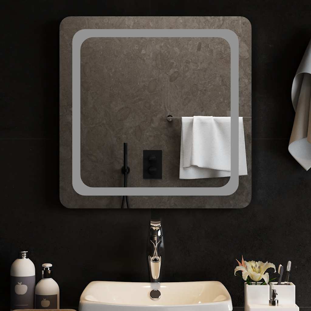 Vannas istabas LED spogulis, 60x60cm