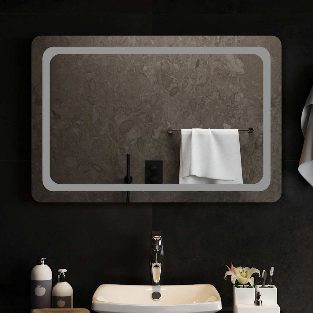 Vannas istabas LED spogulis, 90x60cm