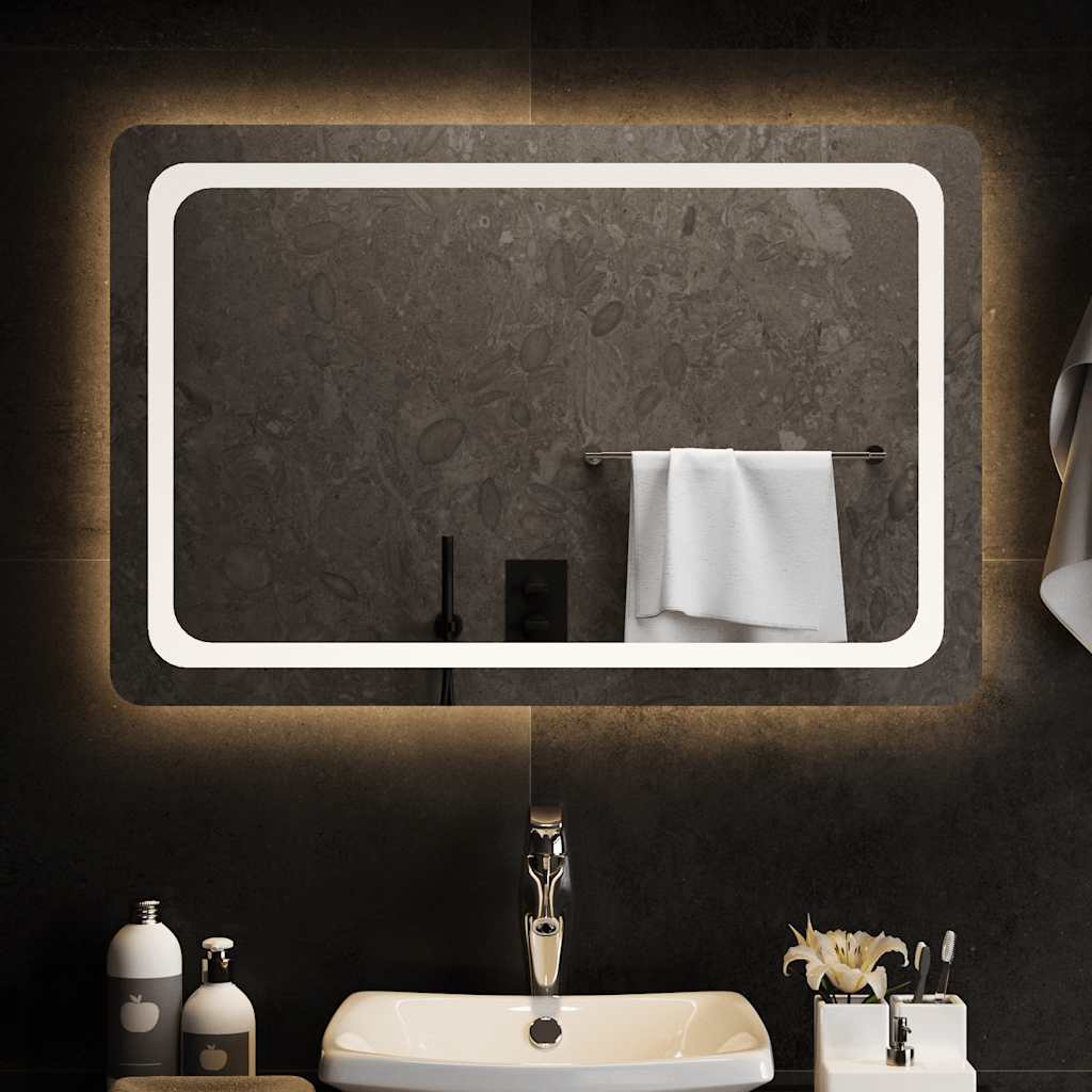 Vannas istabas LED spogulis, 90x60cm