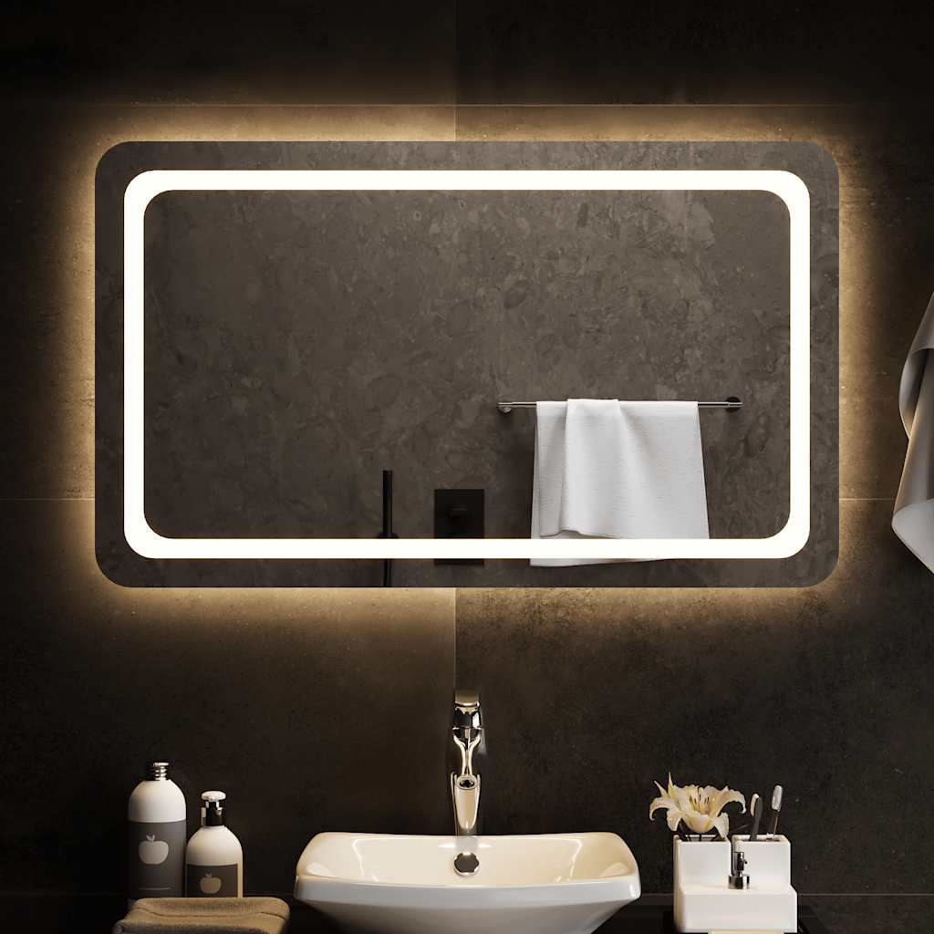 Bathroom LED mirror, 100x60cm