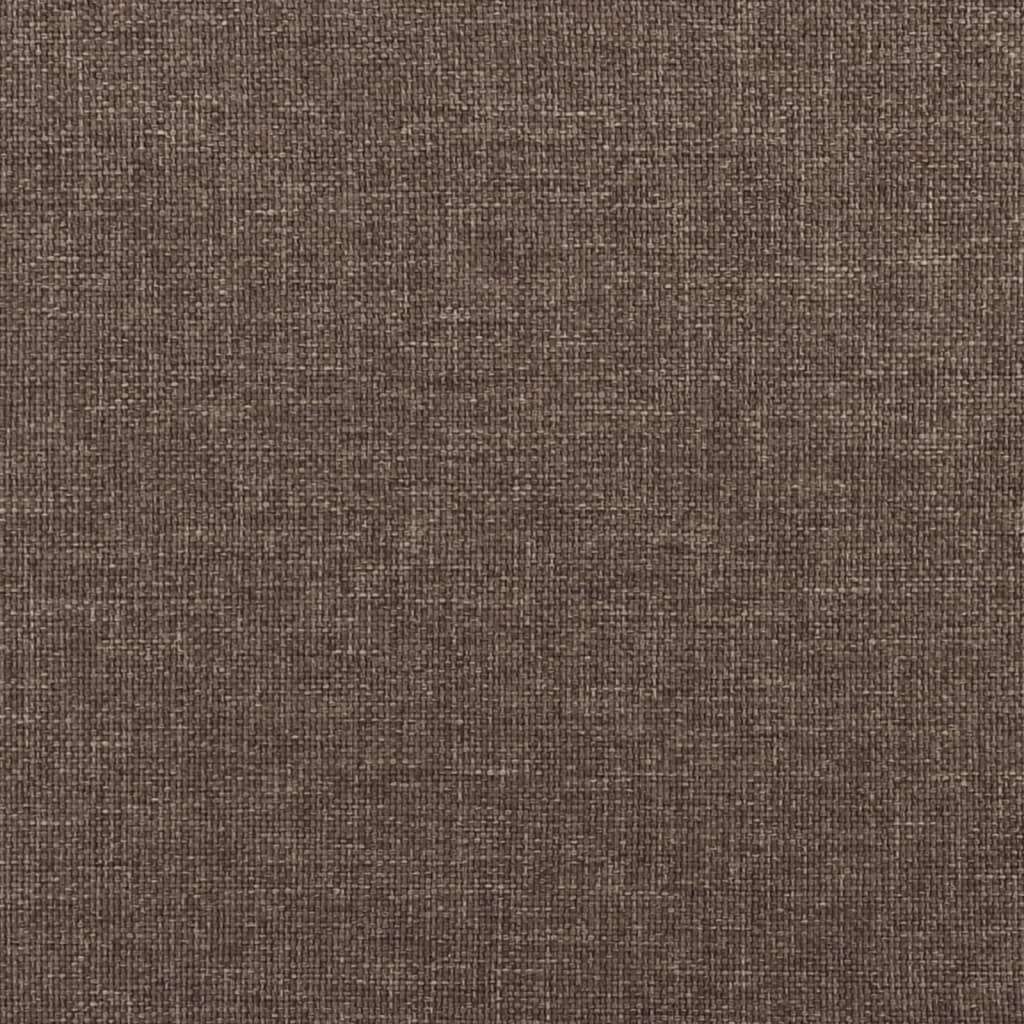 Poilsio kėdė su taburete, taupe spalvos, audinys