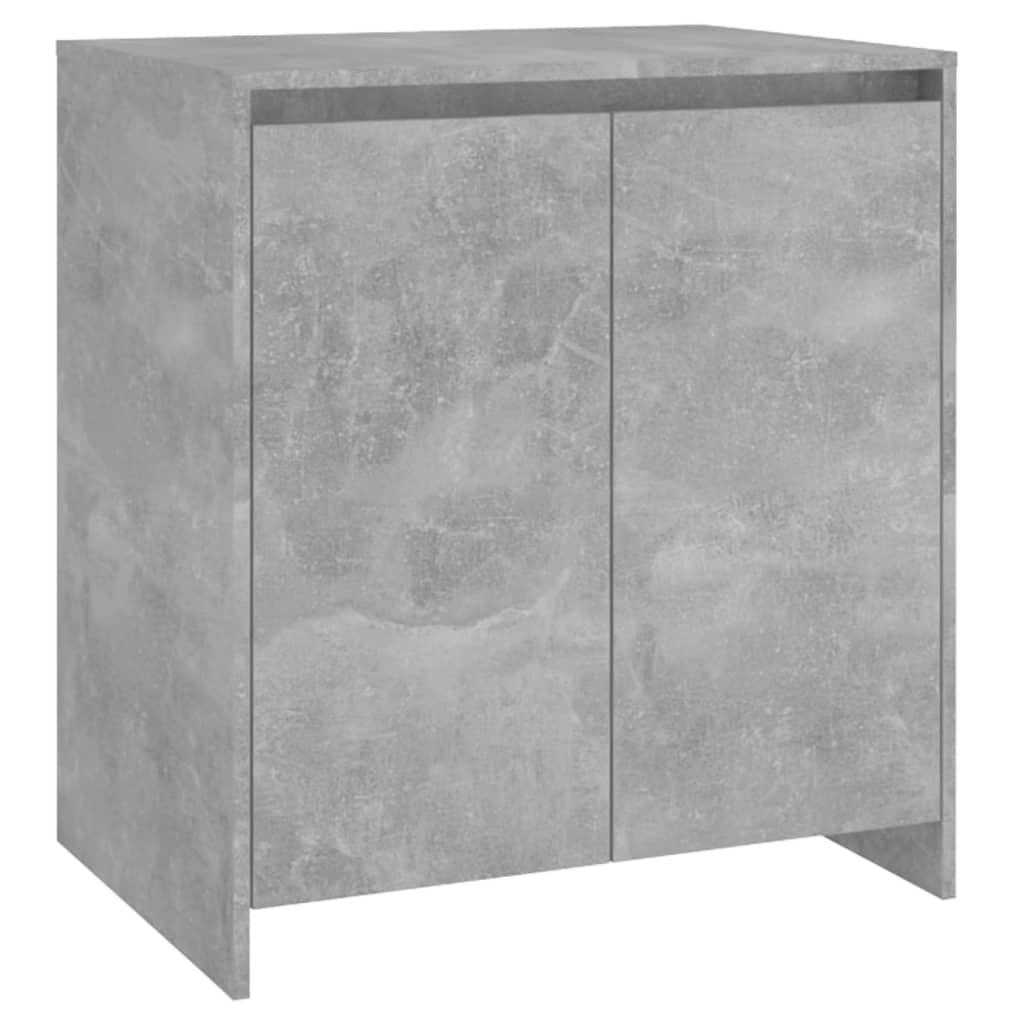 Side cabinet, 2-piece, concrete grey, engineered wood