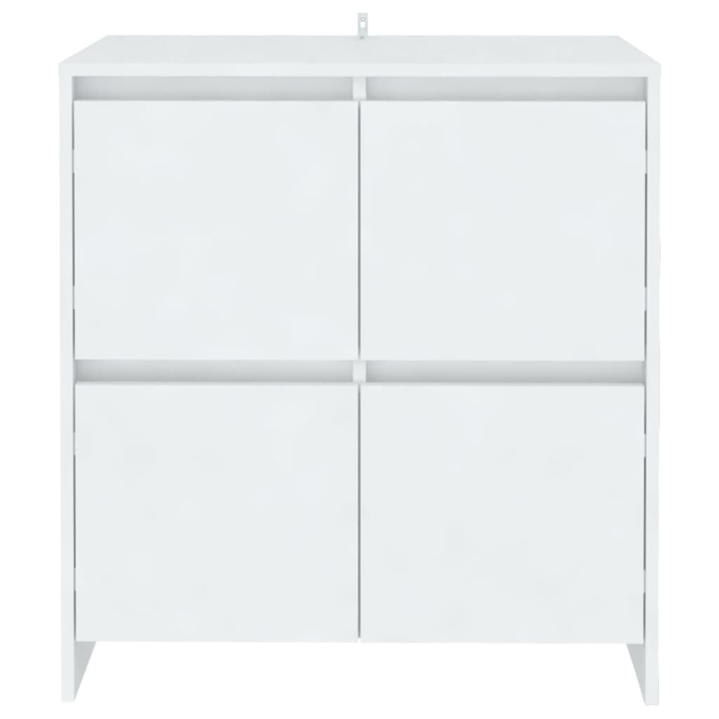 Sideboards, 2 pcs., white, 70x41x75cm, particle board