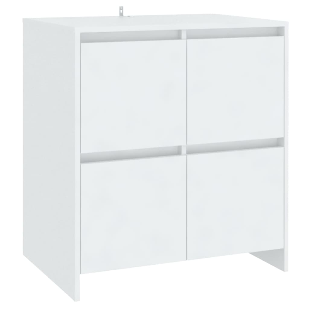 Sideboards, 2 pcs., white, 70x41x75cm, particle board