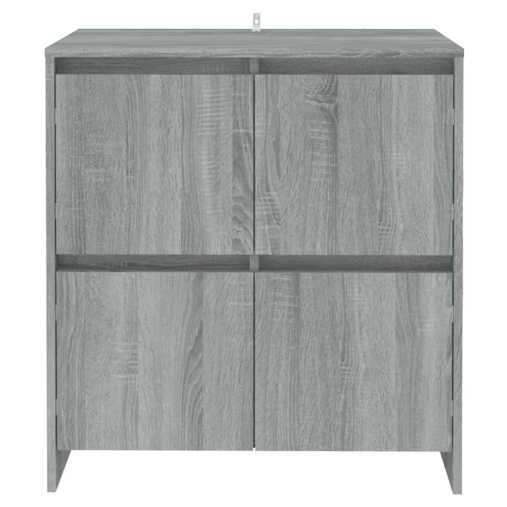 Sideboards, 2 pcs., grey oak, 70x41x75cm, particleboard