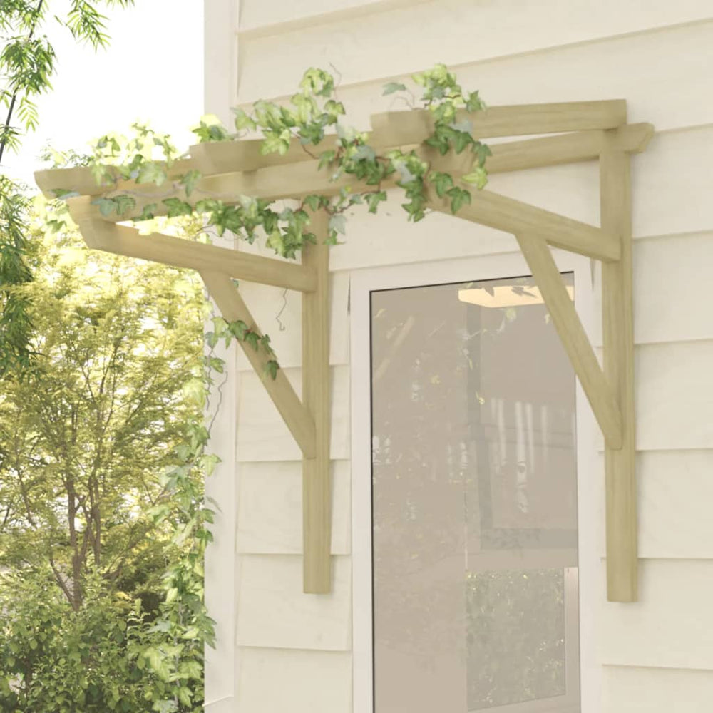 Door arch, 100x100x80cm, impregnated solid pine