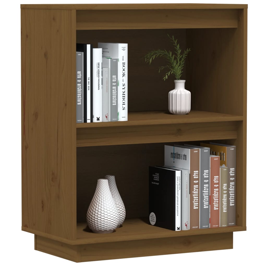 Console table, honey brown, 60x34x75cm, solid pine