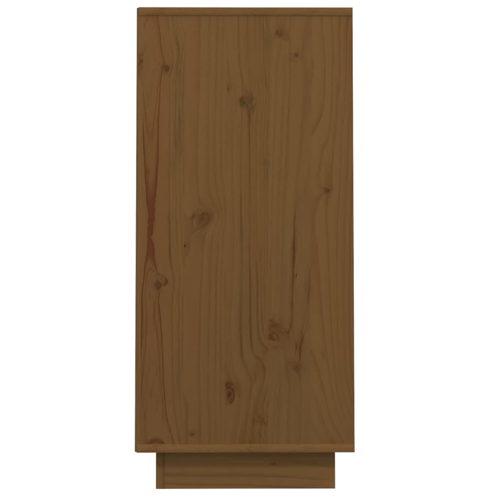 Console table, honey brown, 60x34x75cm, solid pine