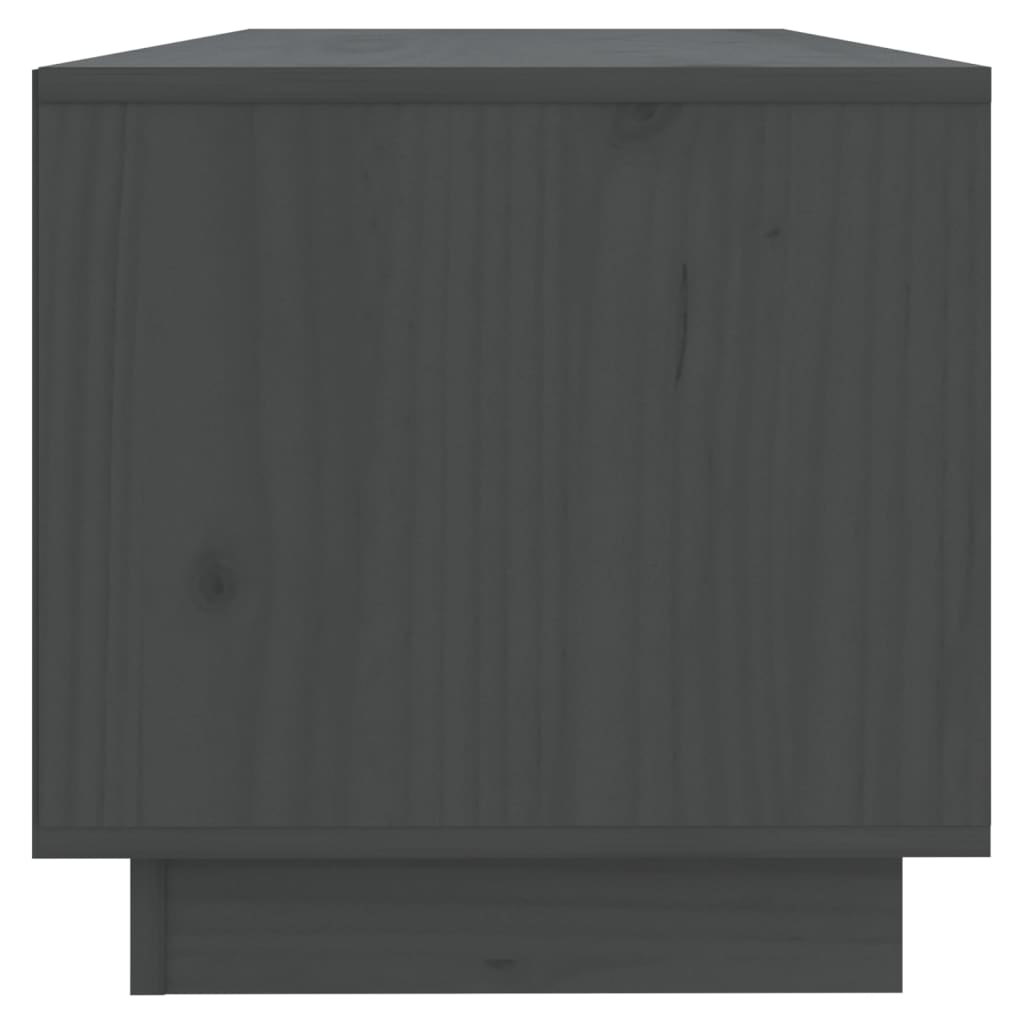 TV cabinet, grey, 90x35x35cm, solid pine
