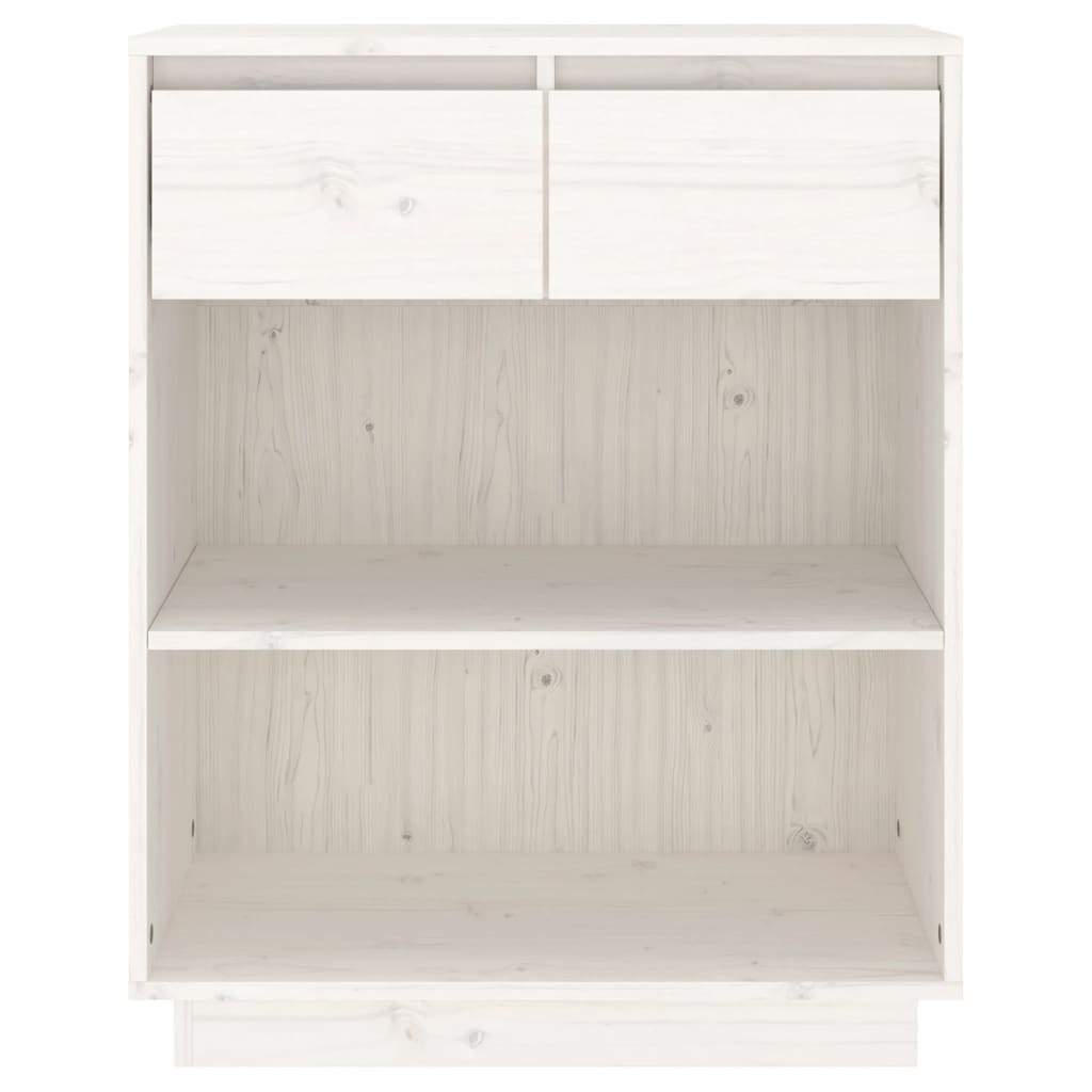Console table, white, 60x34x75cm, solid pine