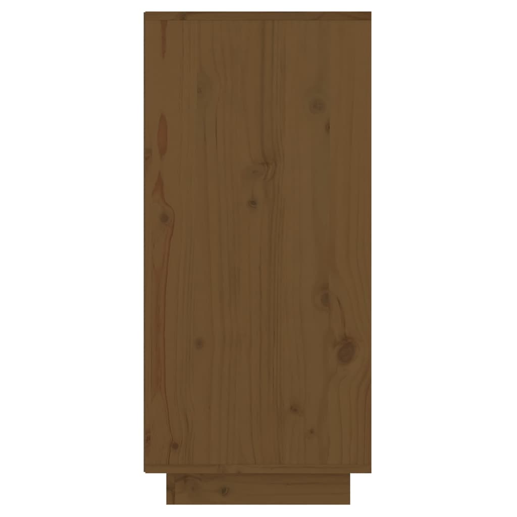 Console table, honey brown, 60x34x75cm, solid pine