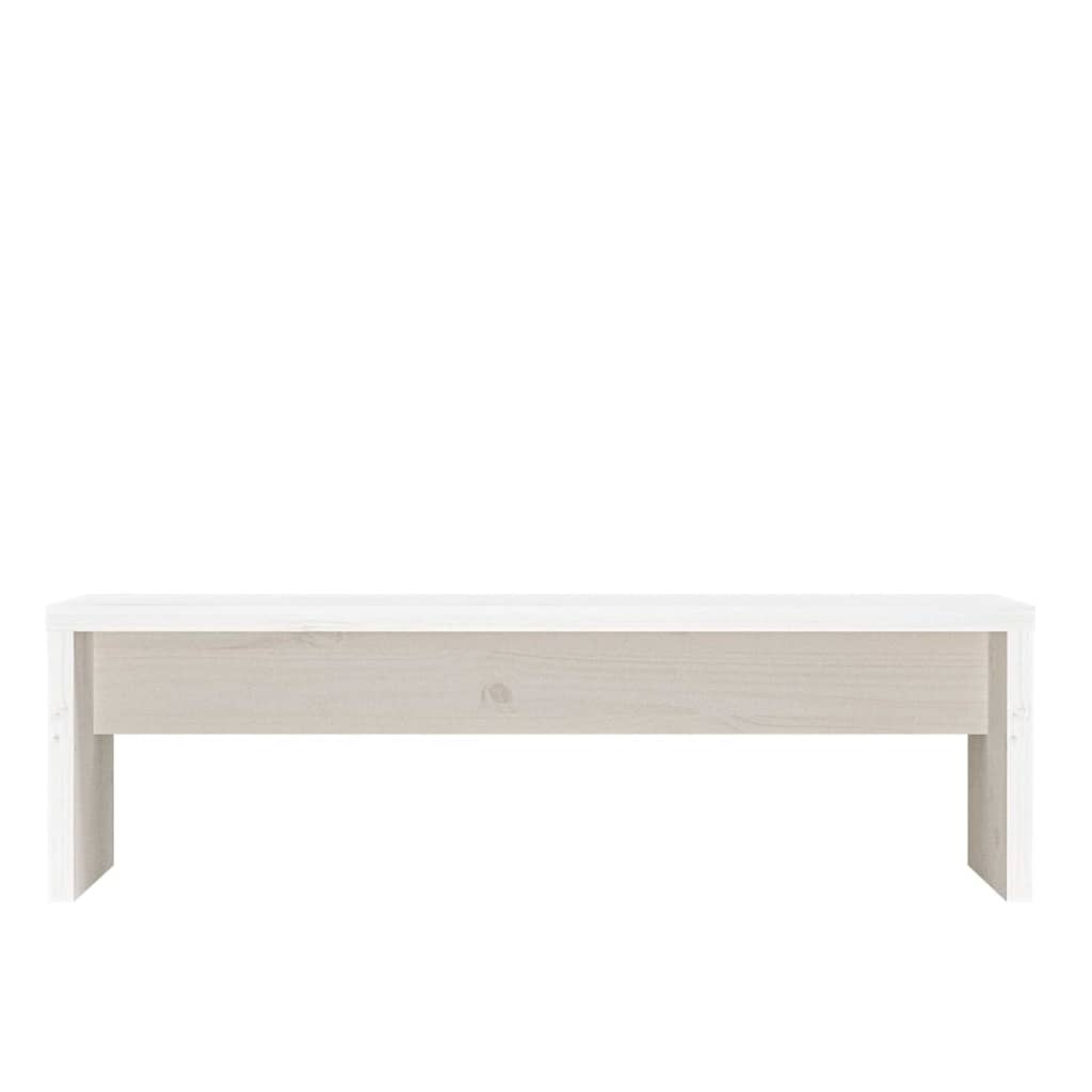 Monitoriaus stovas, baltas, 50x27x15cm, pušies medienos masyvas