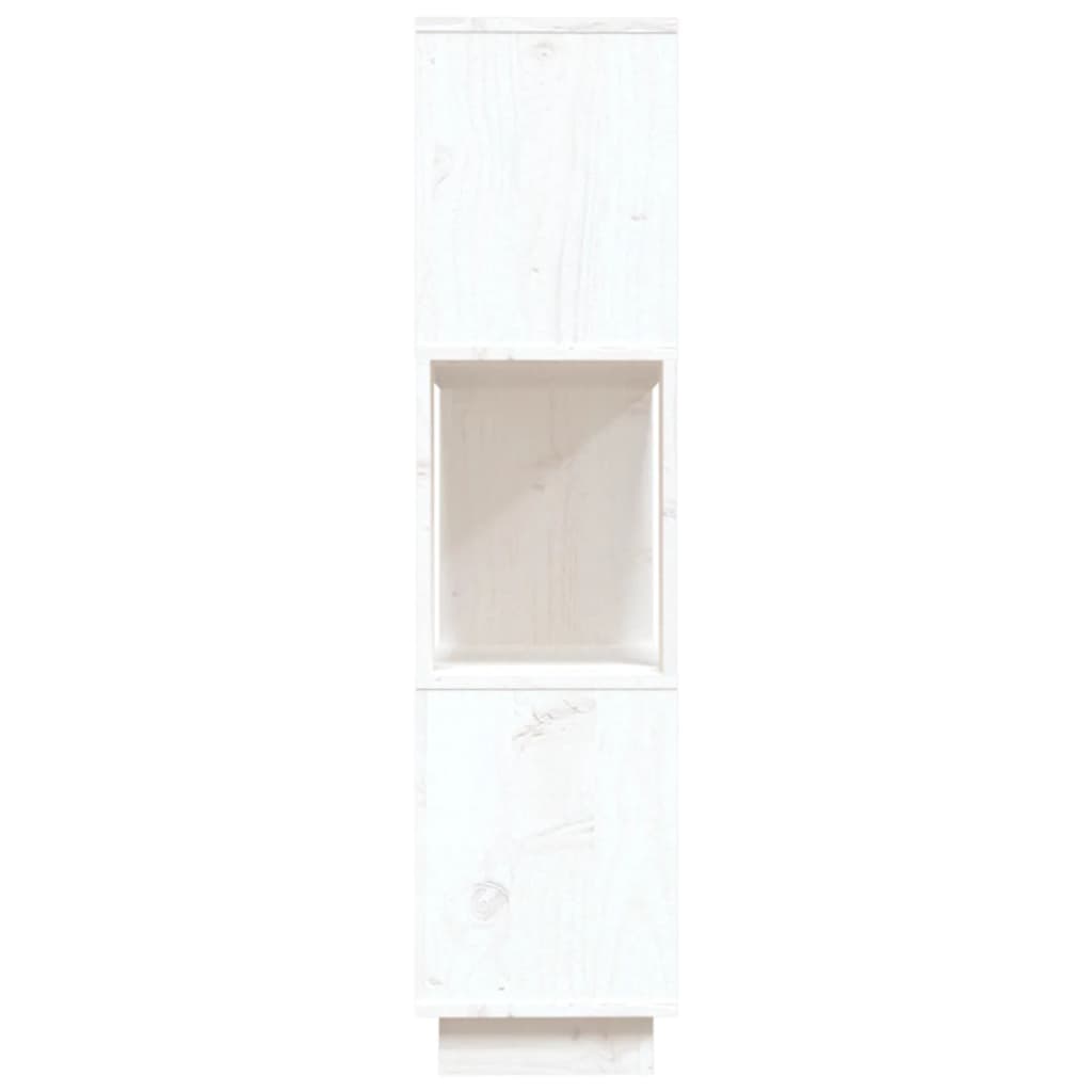 Grāmatu skapis/telpas sadalītājs, balts, 80x25x101cm, priede