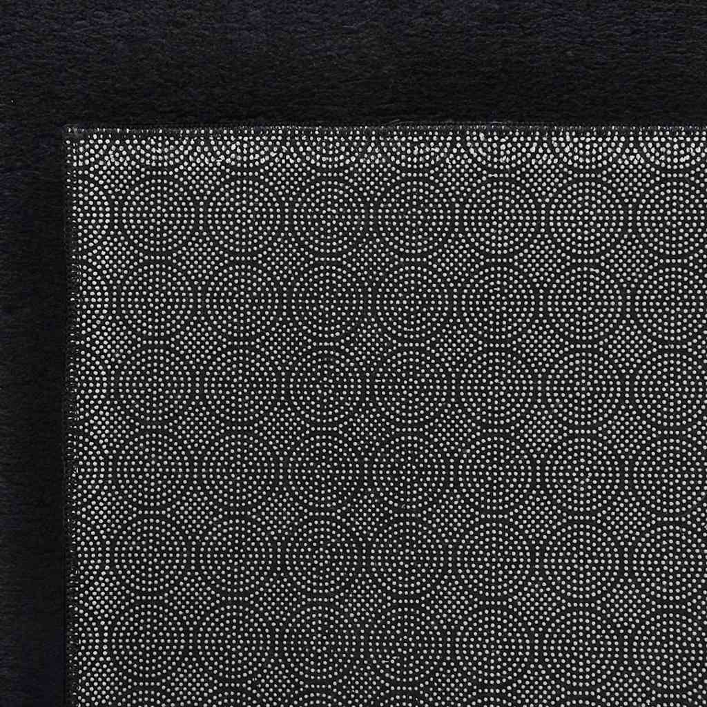 Carpet, black, 160x230cm, washable, short pile