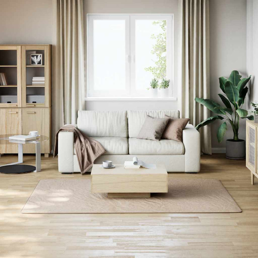 Kilimas, smėlio, 160x230cm, skalbiamas, trumpi šereliai