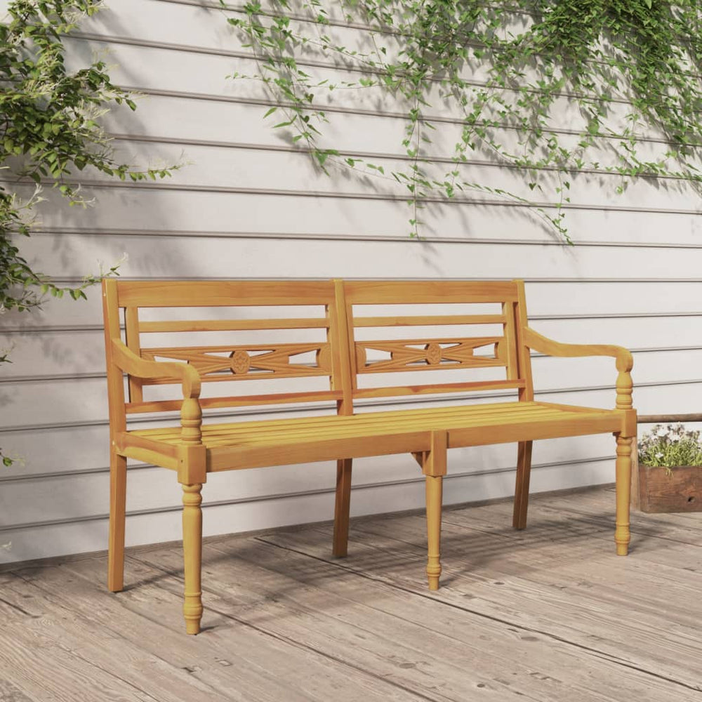 Batavia bench, 150cm, solid teak wood