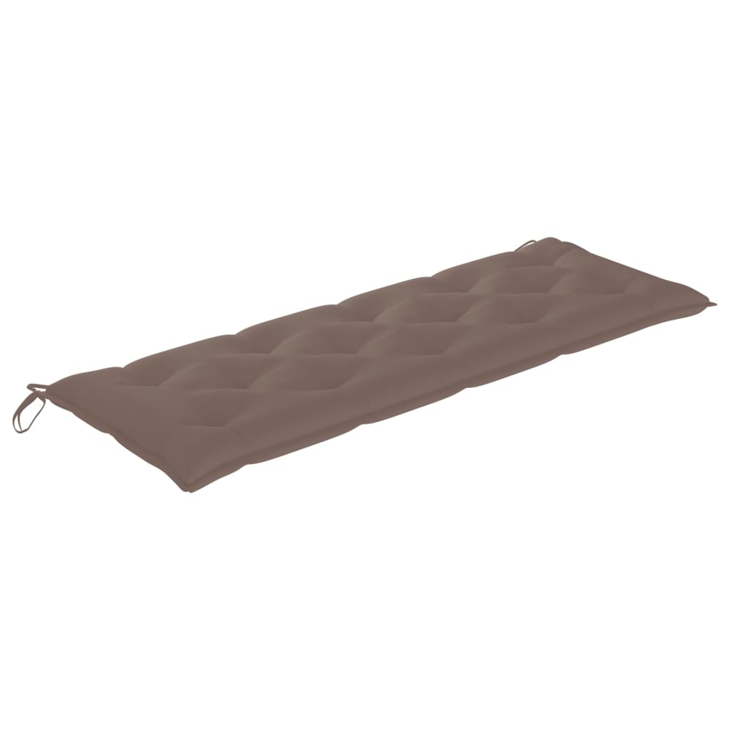 Batavia suoliukas su taupe spalvos pagalvėle, 150cm, tikmedis