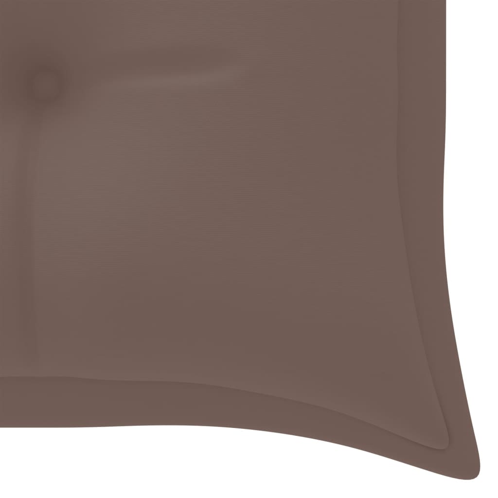 Batavia suoliukas su taupe spalvos pagalvėle, 150cm, tikmedis
