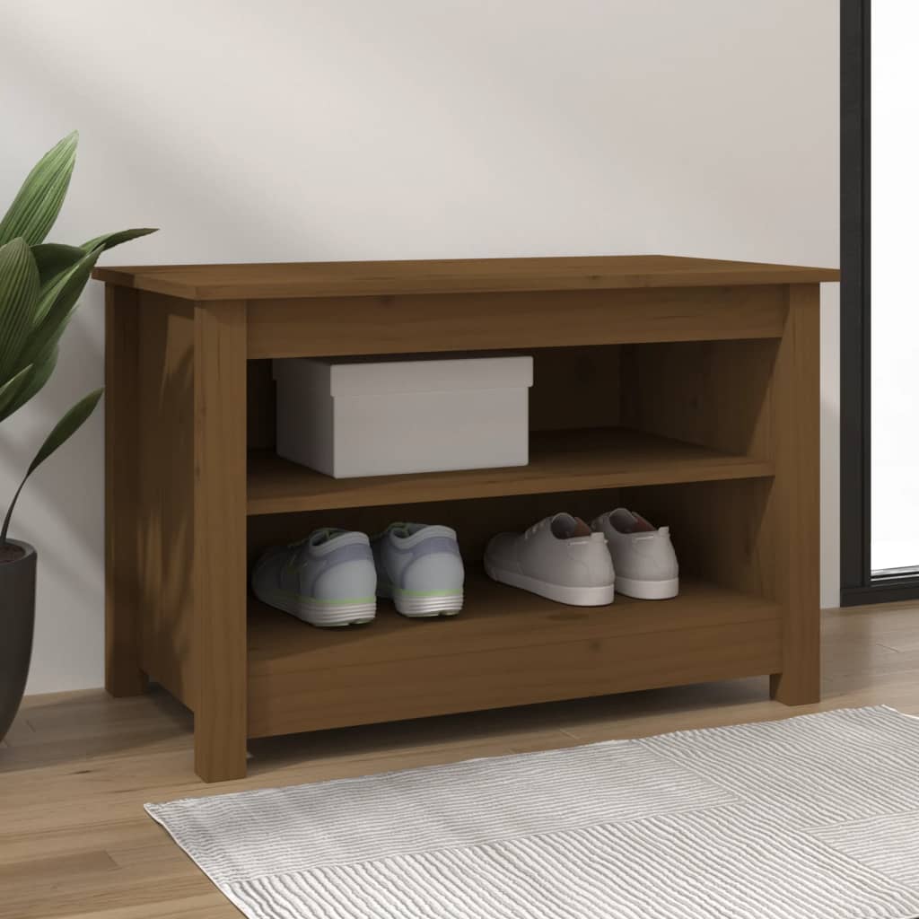 Soliņš apaviem, medus brūns, 70x38x45,5cm, priedes masīvkoks