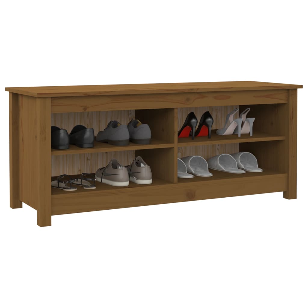 Suoliukas batams, medaus ruda, 110x38x45,5cm, pušies masyvas