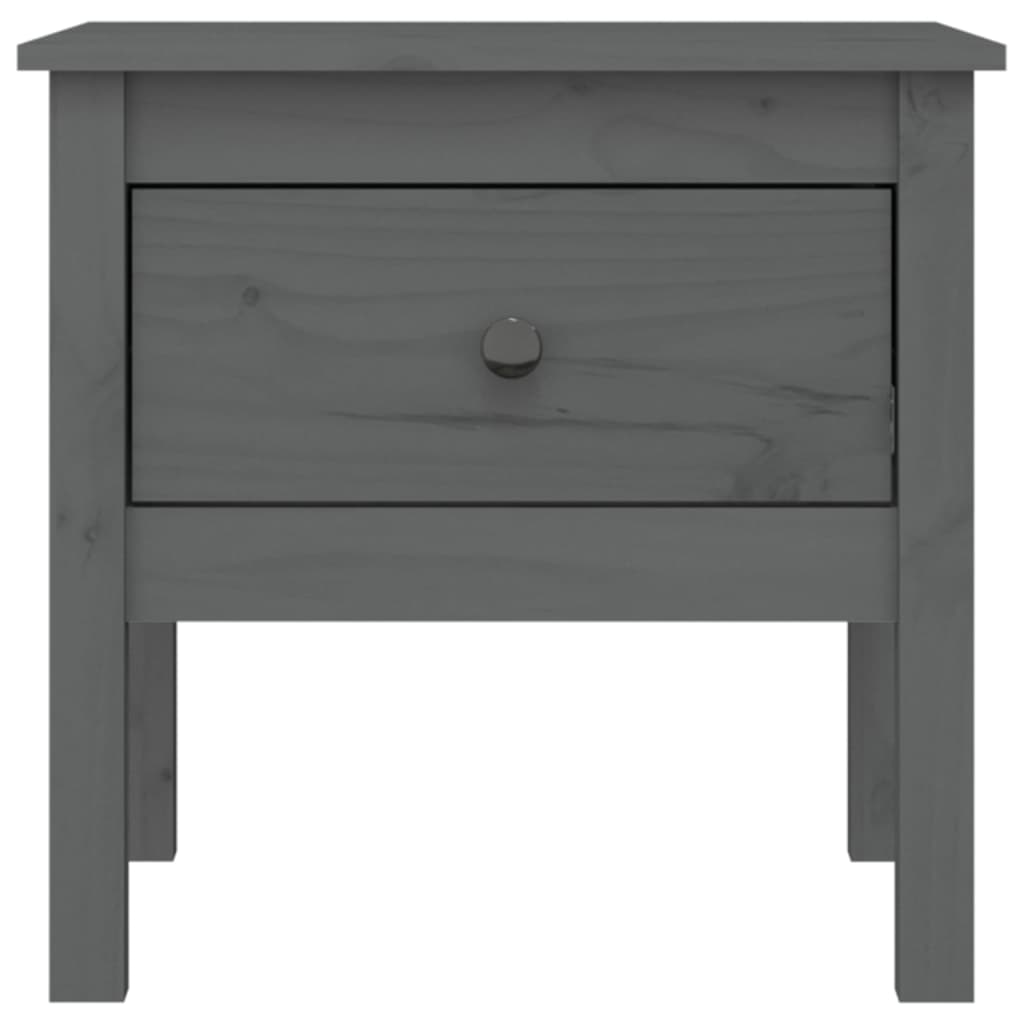Staliukas CURTIS II, pušies medienos, pilkas