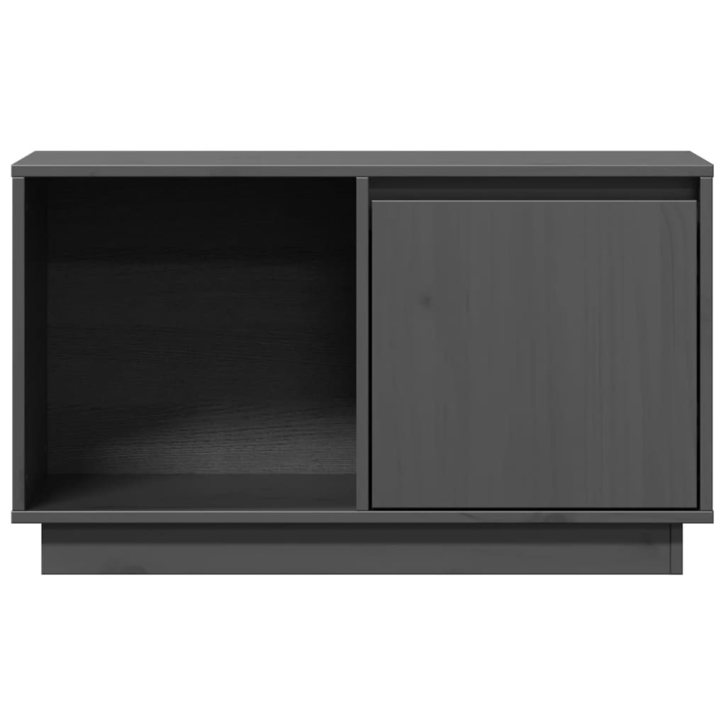 TV skapītis, pelēks, 74x35x44cm, priedes masīvkoks
