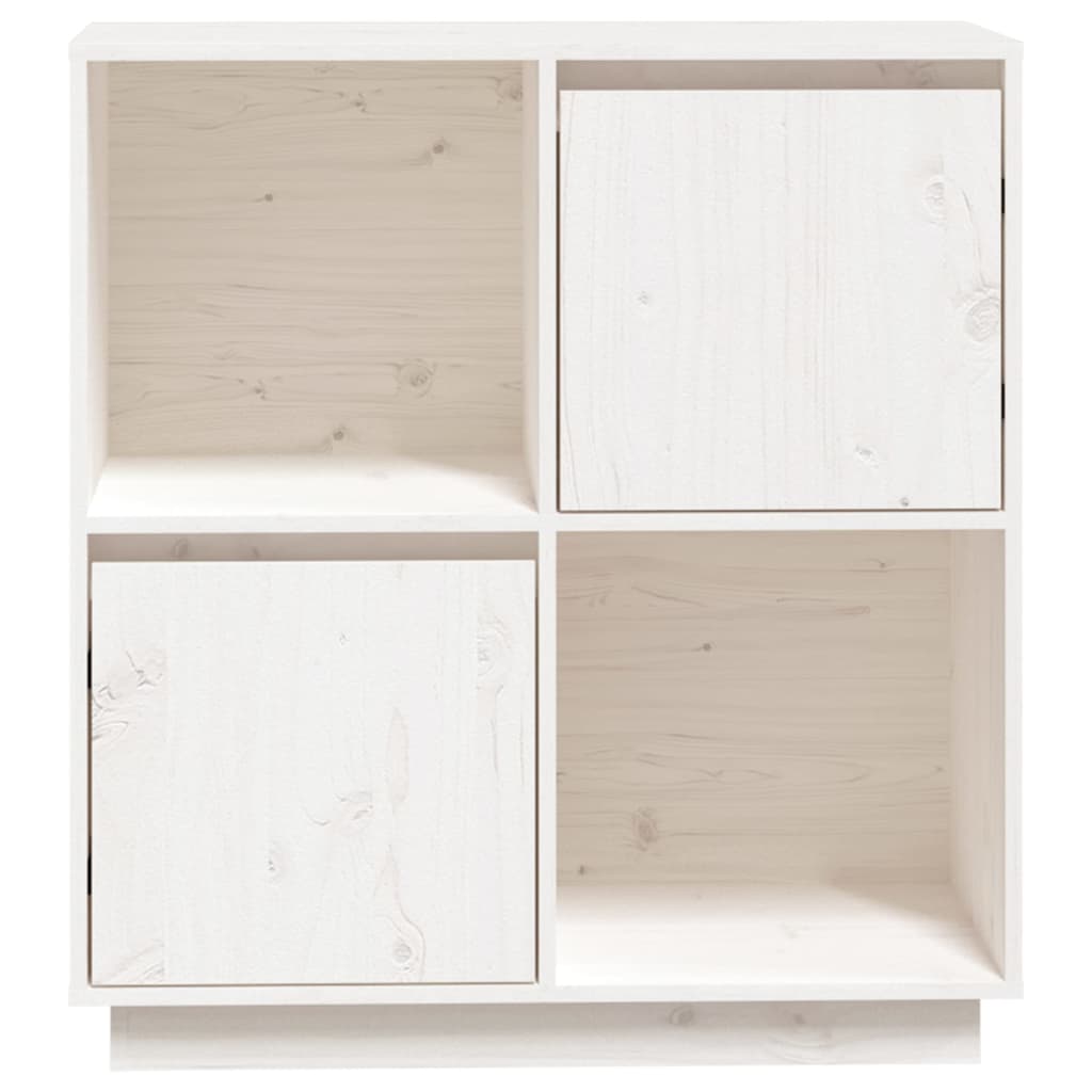 Sideboard, white, 74x35x80cm, solid pine