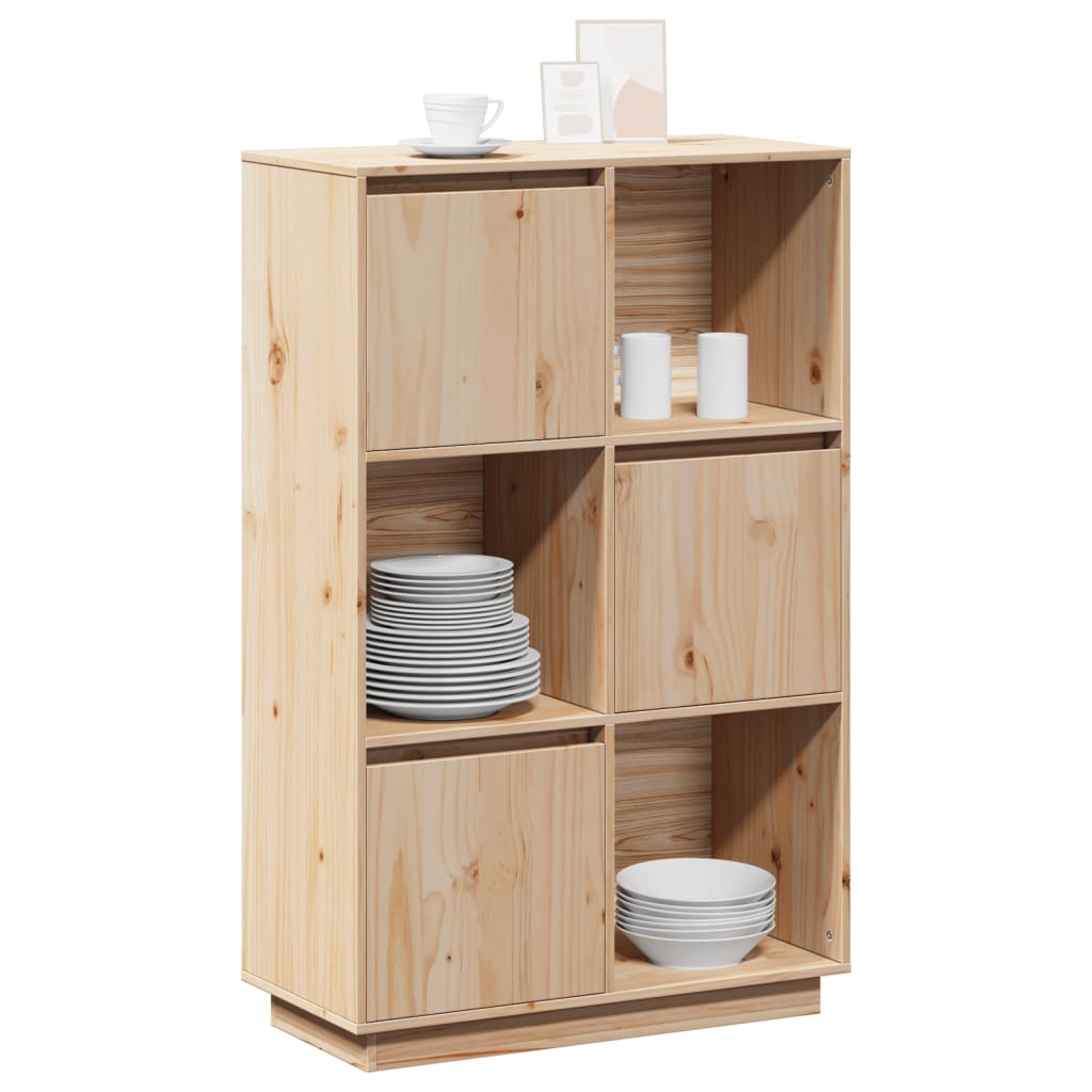 Chest of drawers, 74x35x117cm, solid pine