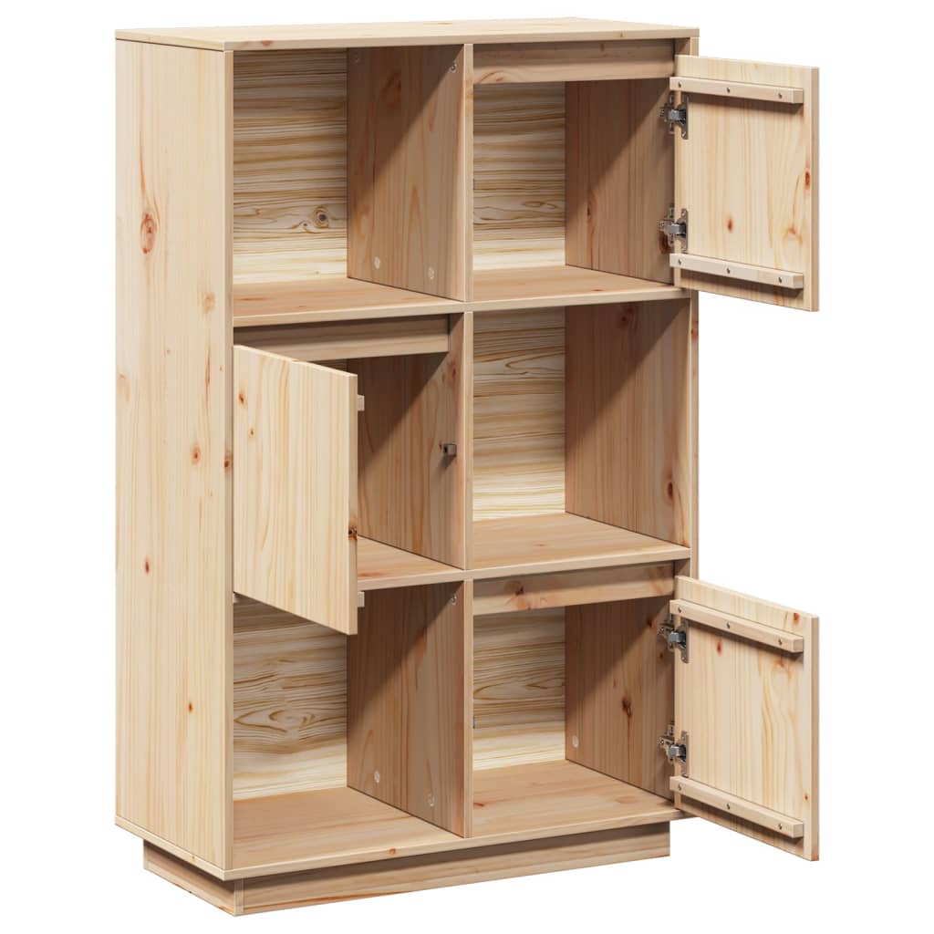 Chest of drawers, 74x35x117cm, solid pine