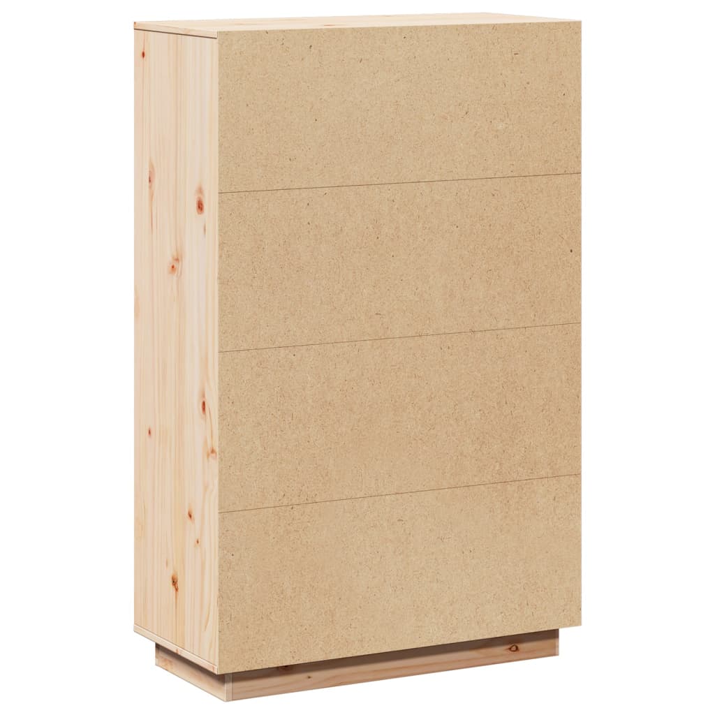 Chest of drawers, 74x35x117cm, solid pine