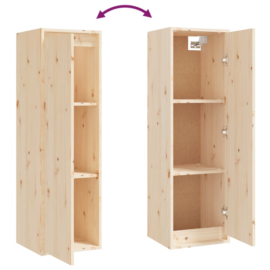 TV cabinets, 3 pcs., solid pine wood