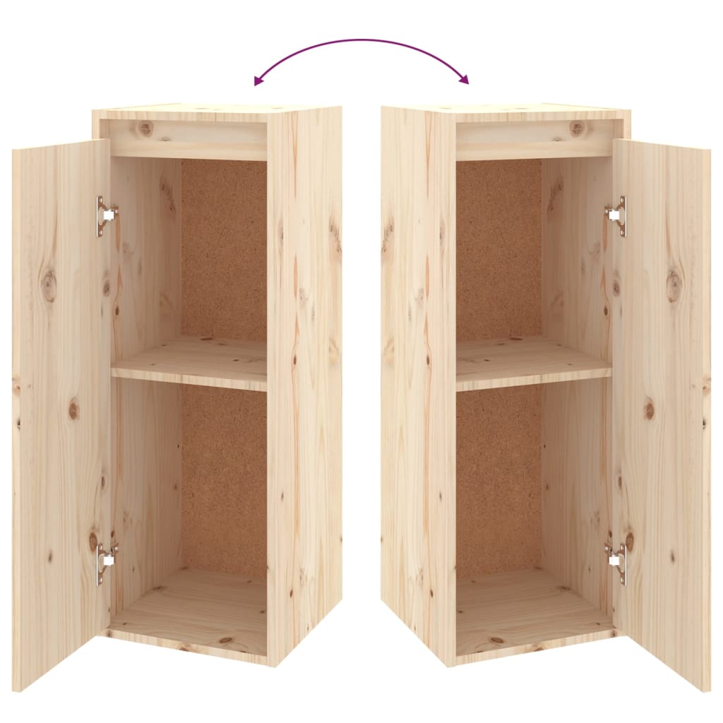 TV cabinets, 3 pcs., solid pine wood