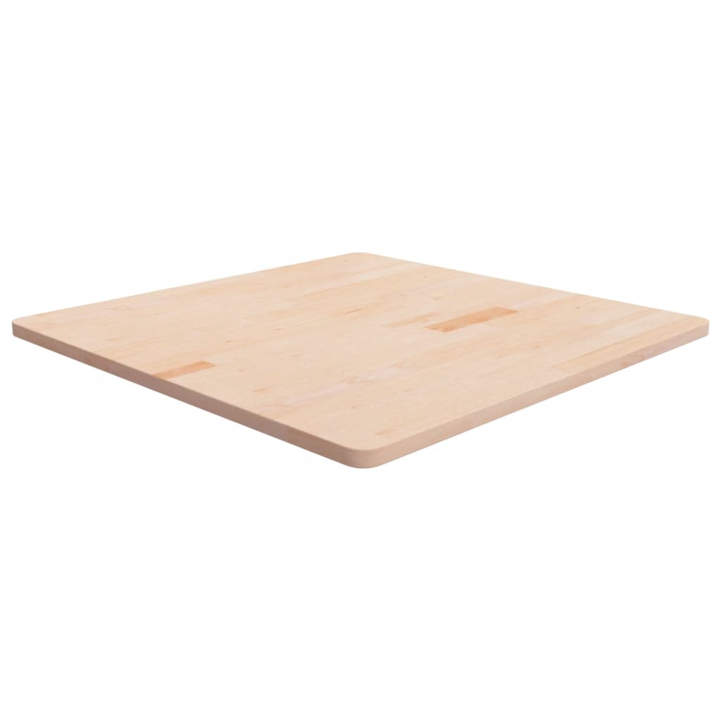 Stalviršis, 90x90x2,5cm, neapdorotas ąžuolo medienos masyvas
