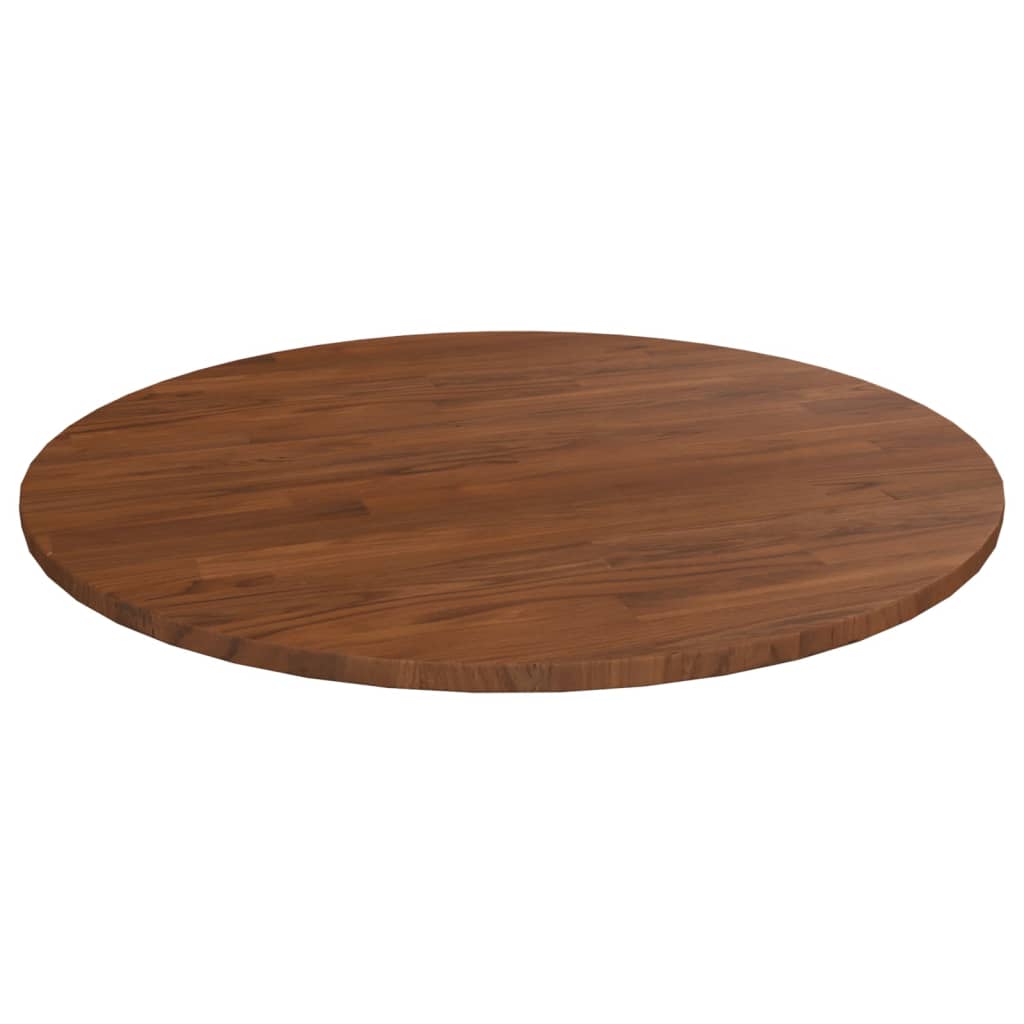 Worktop, dark brown, 80x1.5cm, treated solid oak
