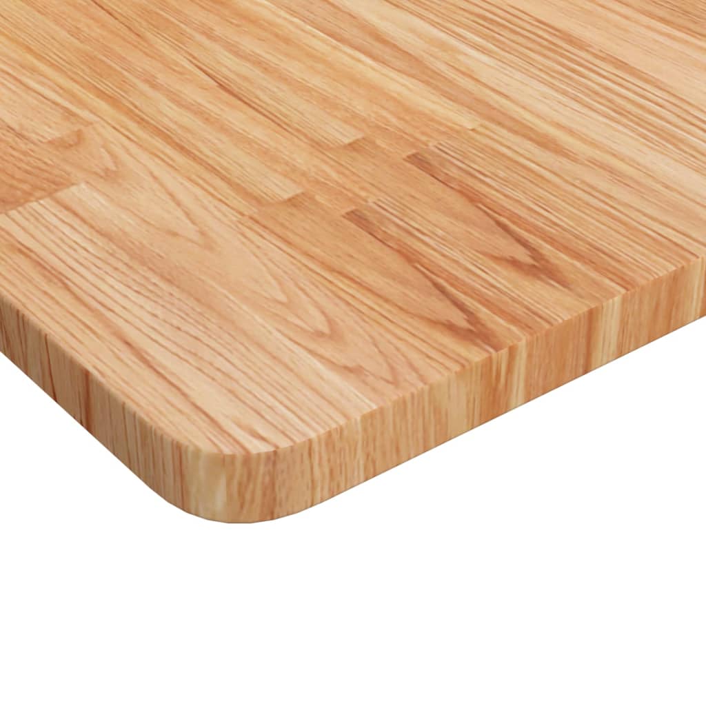 Worktop, light brown, 80x80x2.5cm, solid oak