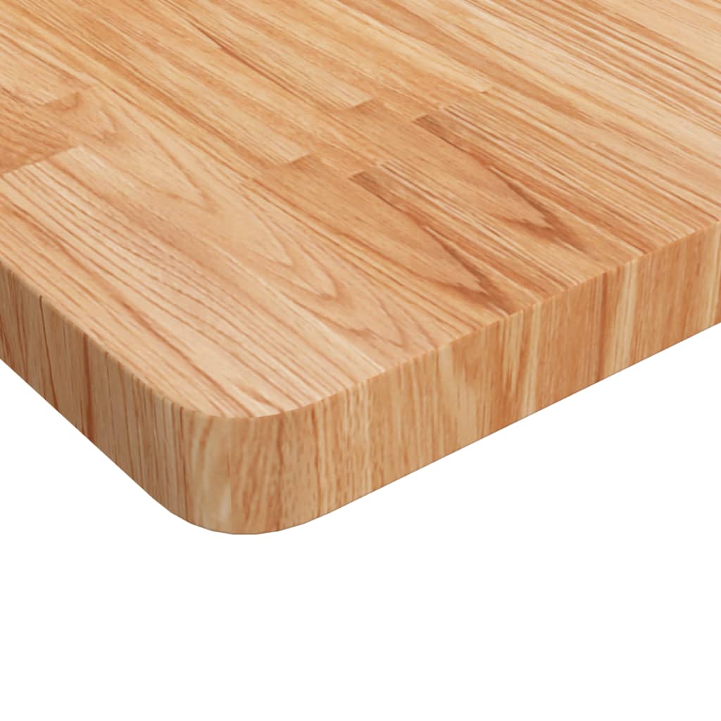 Worktop, light brown, 90x90x4cm, solid oak