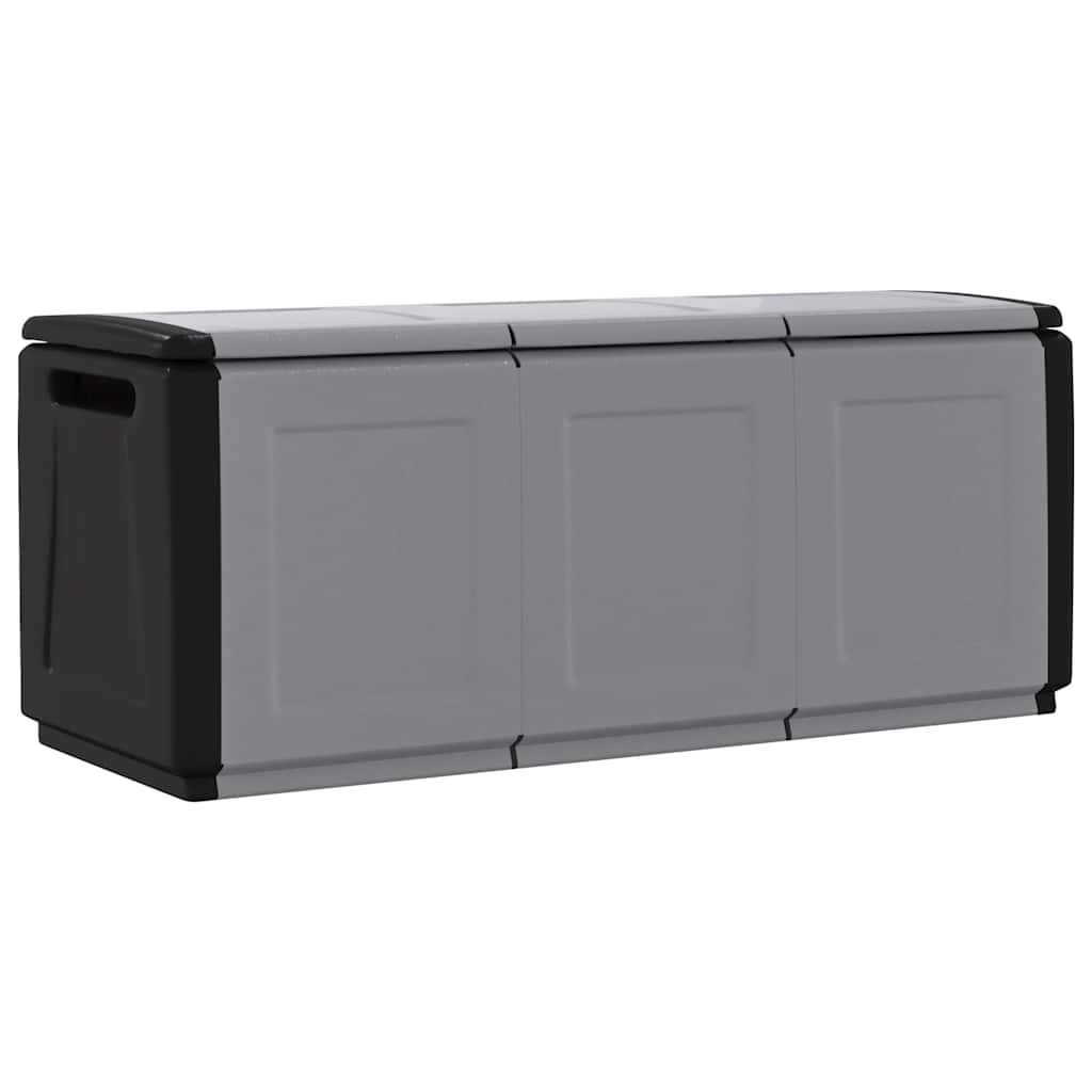 Lauko daiktadėžė MERTON, tamsiai pilka ir juoda, 138cm