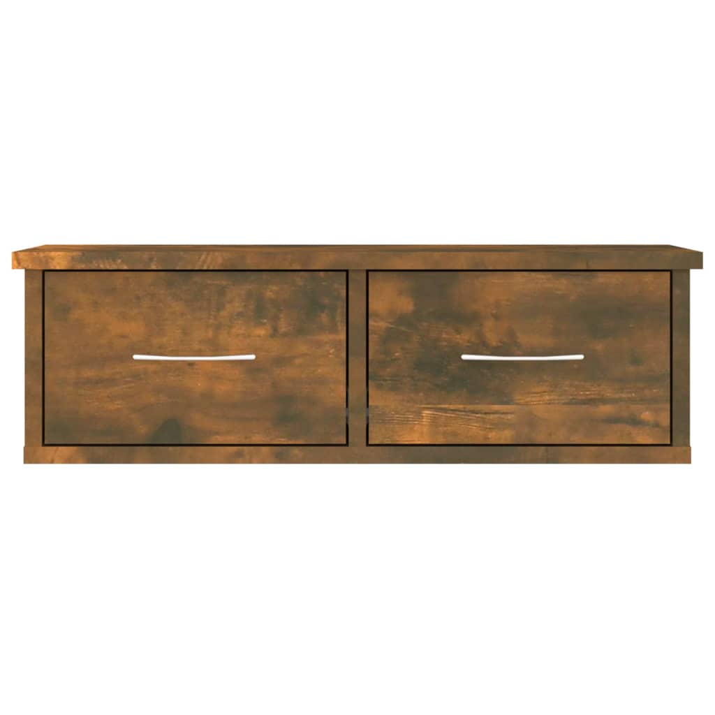 Wall cabinet, smoke oak, 60x26x18.5cm, wood