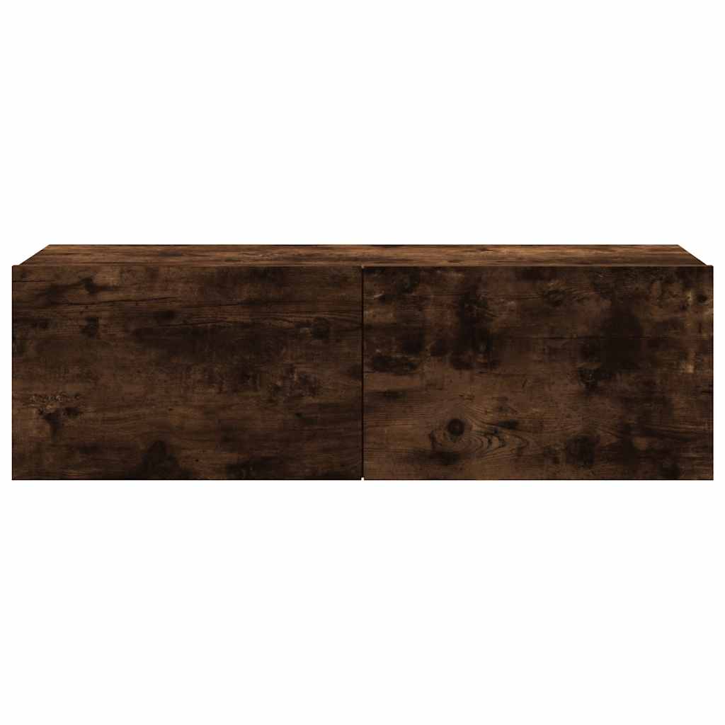 Sieninė televizoriaus spintelė, ąžuolo, 100x30x30 cm, mediena