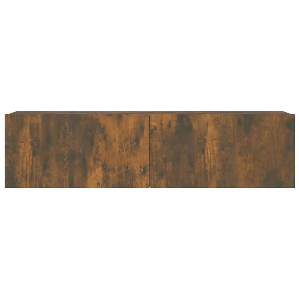 Sieninė televizoriaus spintelė, ąžuolo, 120x30x30 cm, mediena