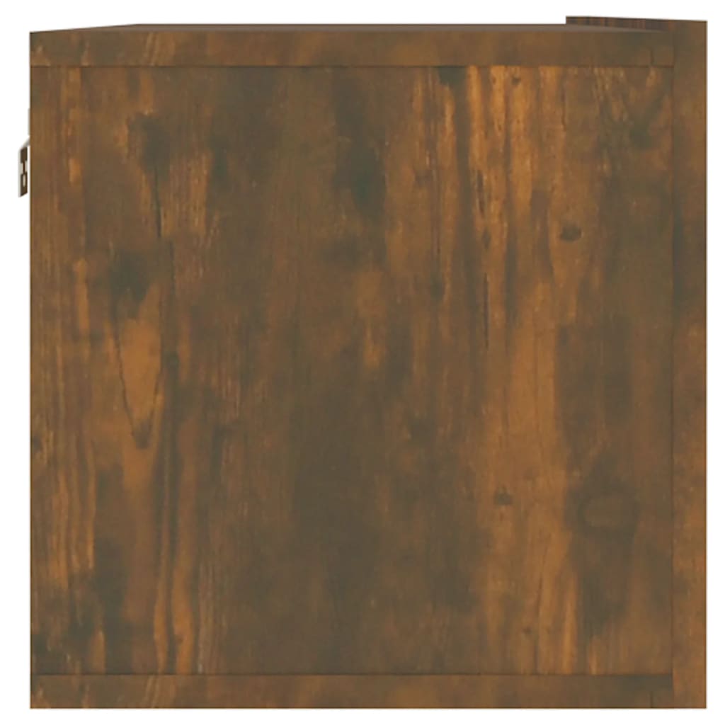 Wall-mounted TV cabinet, oak, 120x30x30 cm, wood