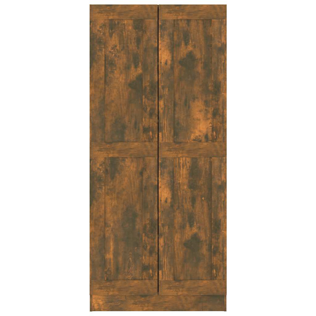 Spintelė knygoms, dūminio ąžuolo, 82,5x30,5x185,5cm, mediena