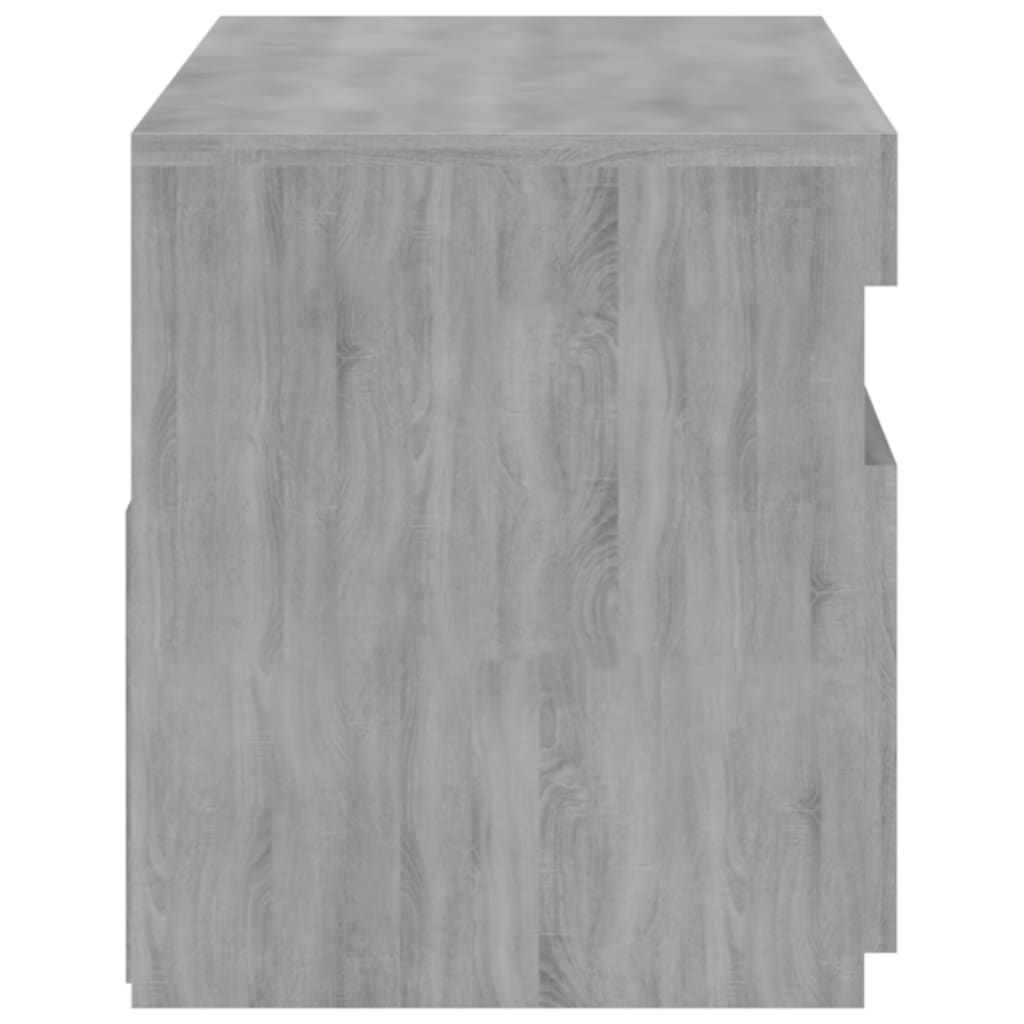 Televizoriaus spintelė su LED apšvietimu, pilka, 75x35x40cm